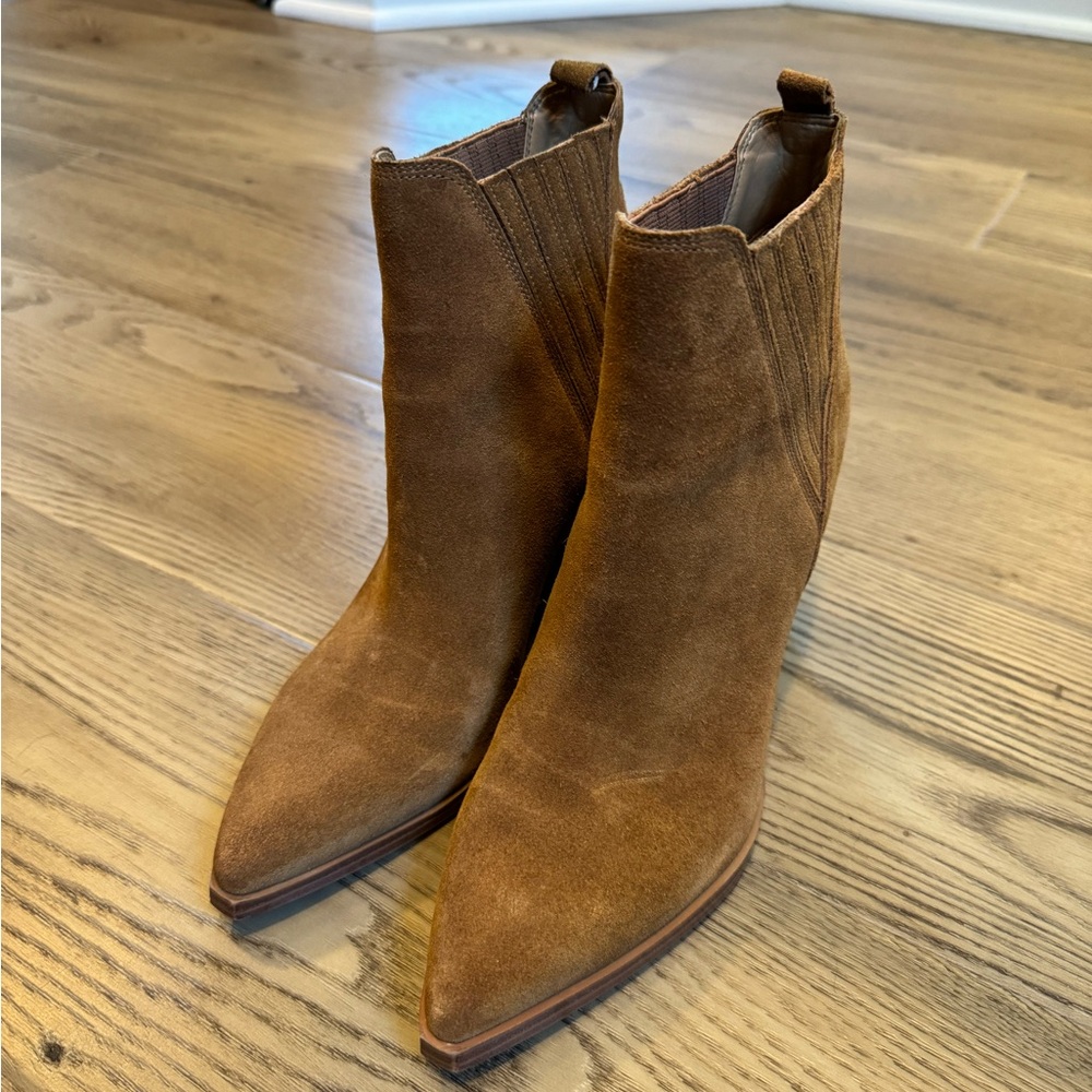 Marc Fisher Suede Ankle Boots